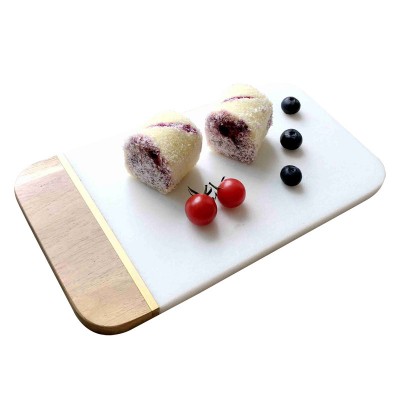 Popular cheese board set marble, vogue food serving plate for dinner