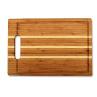 Eco-friendly Carbonized Bamboo Cutting Board with Hanging Handle