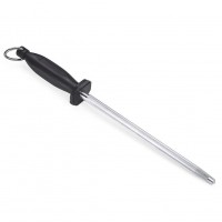 wholesale hot sell 10 inch steel knife sharpening rod kitchenware