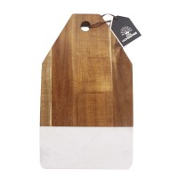 Marble and Acacia wooden cheese cutting board